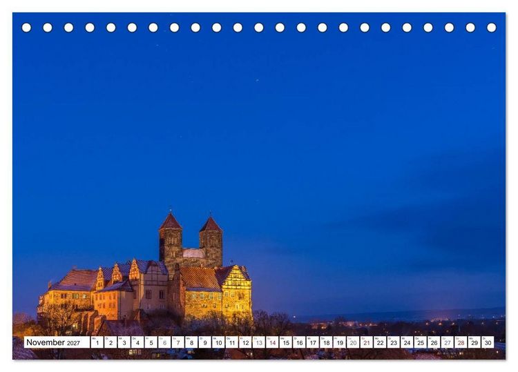 Produktbild: Sachsen-Anhalt - Schl&ouml;sser und Burgen (Tischkalender 2027 DIN A5 quer), CALVENDO Monatskalender
