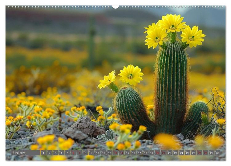 Produktbild: Kaktussi (Wandkalender 2026 DIN A2 quer), CALVENDO Monatskalender