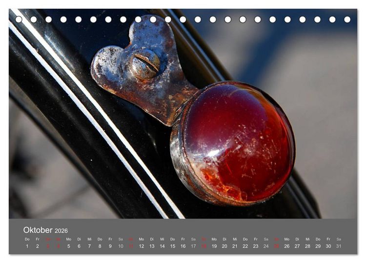 Produktbild: 1937 ADLER Fahrrad (Tischkalender 2026 DIN A5 quer), CALVENDO Monatskalender
