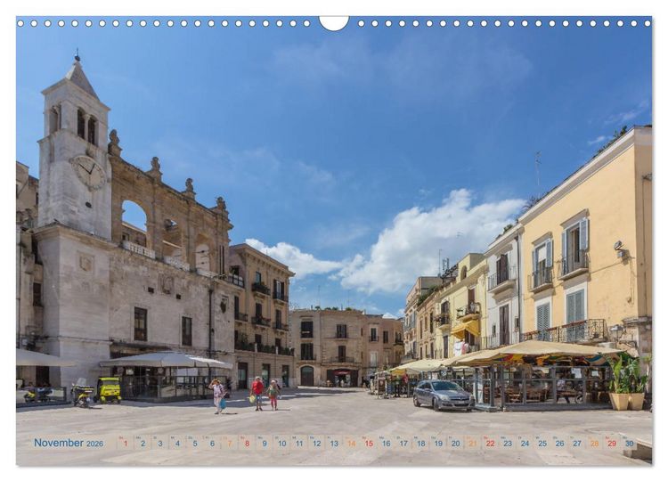 Produktbild: Altstadt Bari Vecchia (Wandkalender 2026 DIN A3 quer), CALVENDO Monatskalender