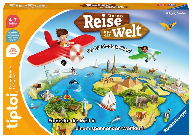 Produktbild: Tiptoi® Unsere Reise um die Welt - ab 4 Jahre