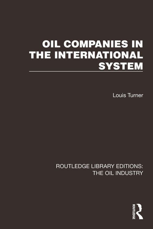 Produktbild: Oil Companies in the International System