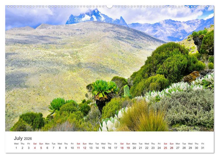 Produktbild: Kenya - a country like Africa (High Quality Premium Wall Calendar 2026 DIN A2 landscape),CALVENDO 12 Month Wall Calendar