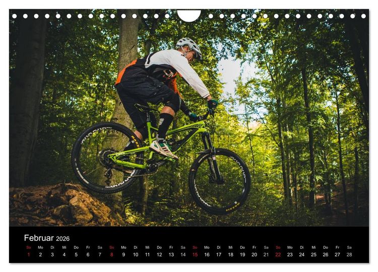 Produktbild: Mountainbike Action (Wandkalender 2026 DIN A4 quer), CALVENDO Monatskalender