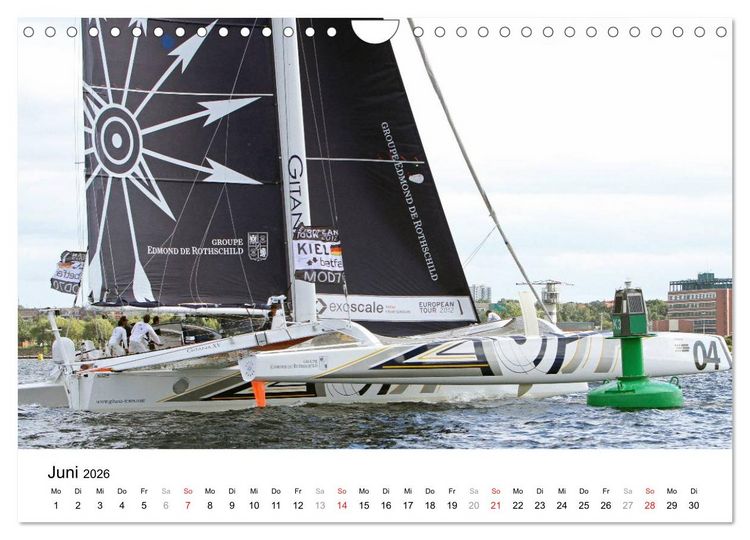Produktbild: Gigantische Segel-Trimarane (Wandkalender 2026 DIN A4 quer), CALVENDO Monatskalender