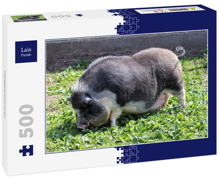Produktbild: Lais Puzzle H&auml;ngebauchschwein 500 Teile