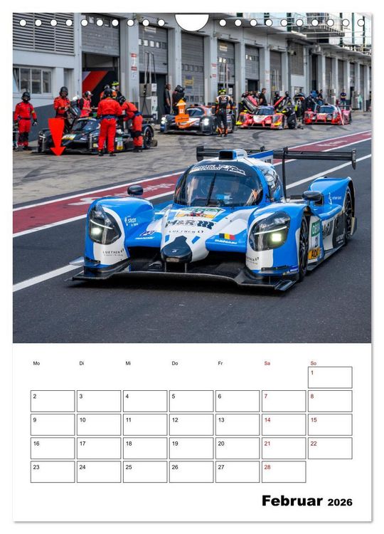 Produktbild: PROTOTYPE RACING am N&uuml;rburgring (Wandkalender 2026 DIN A4 hoch), CALVENDO Monatskalender
