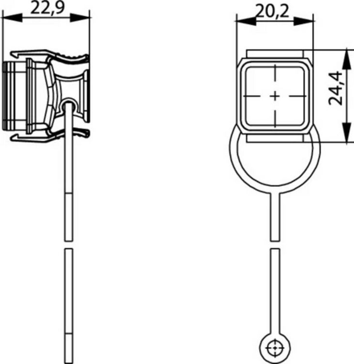 Produktbild: Teleg&auml;rtner 100022776 Sensor-/Aktor-Steckverbinder 1St.