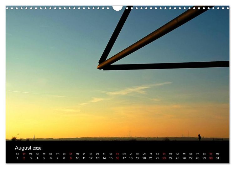 Produktbild: Gute Nacht - Ruhrgebiet! (Wandkalender 2026 DIN A3 quer), CALVENDO Monatskalender