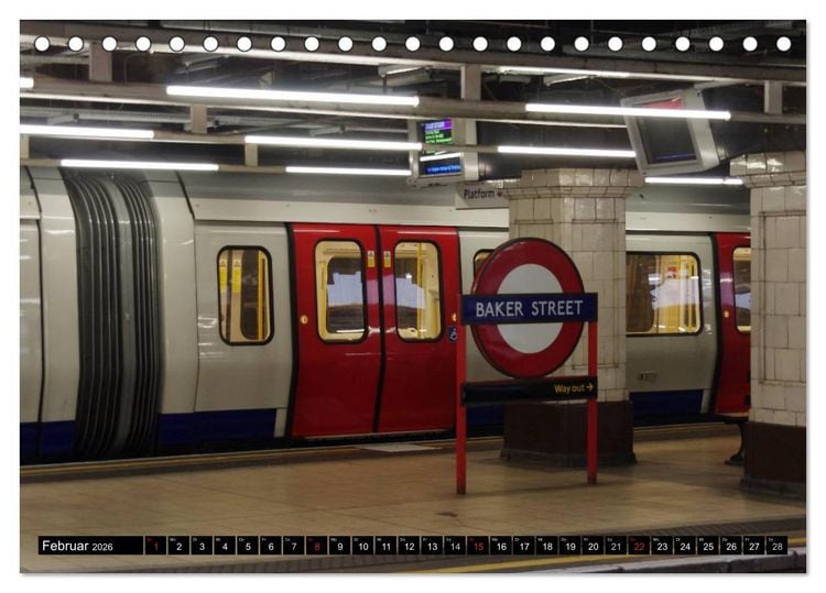 Produktbild: London &bull; Impressionen (Tischkalender 2026 DIN A5 quer), CALVENDO Monatskalender