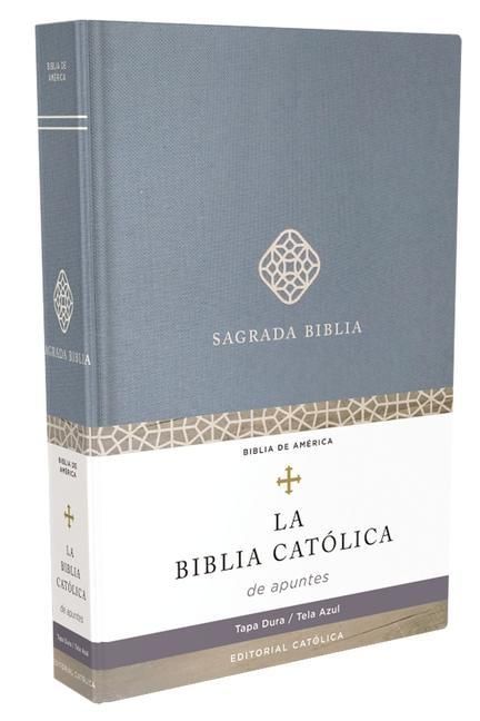 Produktbild: Biblia Cat&oacute;lica de Apuntes, Tapa Dura/Tela, Azul, Comfort Print