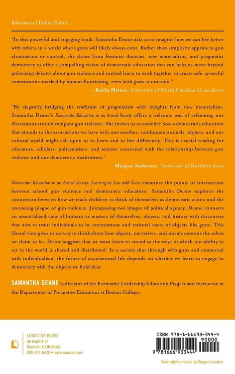 Produktbild: Democratic Education in an Armed Society