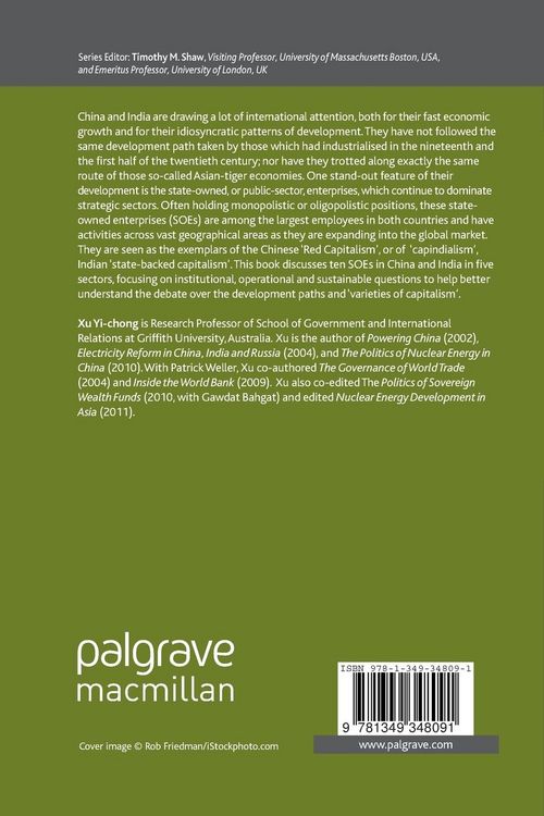Produktbild: The Political Economy of State-owned Enterprises in China and India
