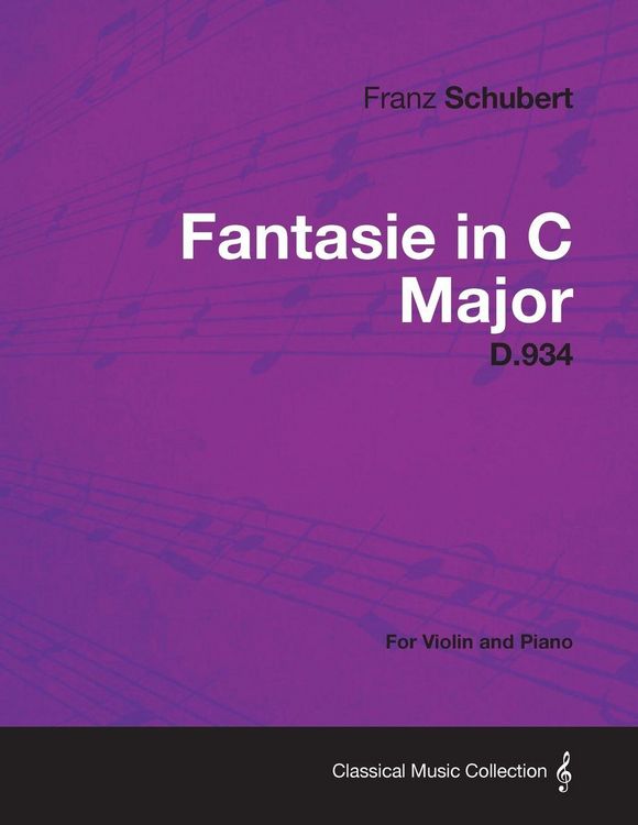 Produktbild: Fantasie in C Major D.934 - For Violin and Piano