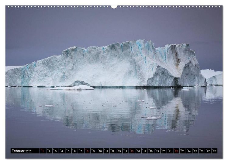 Produktbild: Ilulissat Eisfjord, Gr&ouml;nland. EIS - FORM UND LICHT (Wandkalender 2026 DIN A2 quer), CALVENDO Monatskalender