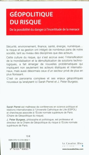 Produktbild: G&eacute;opolitique du risque
