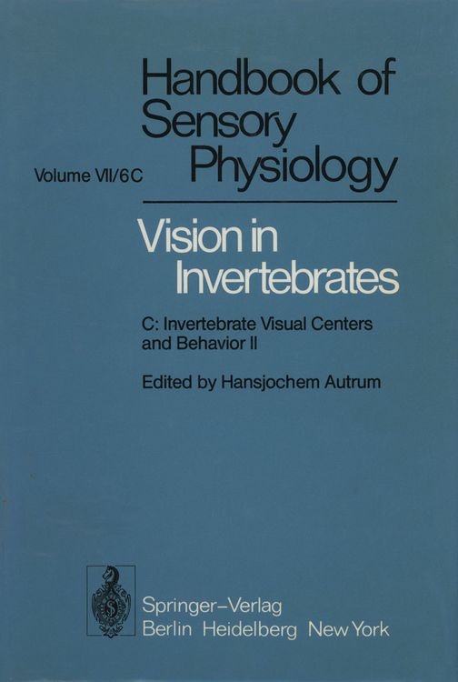 Produktbild: Comparative Physiology and Evolution of Vision in Invertebrates