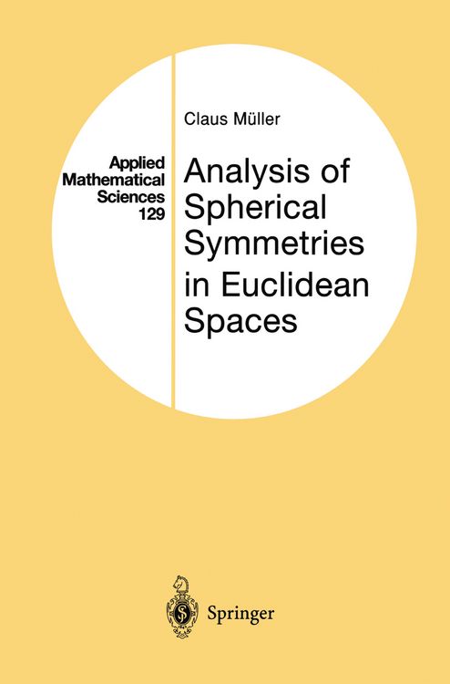 Produktbild: Analysis of Spherical Symmetries in Euclidean Spaces