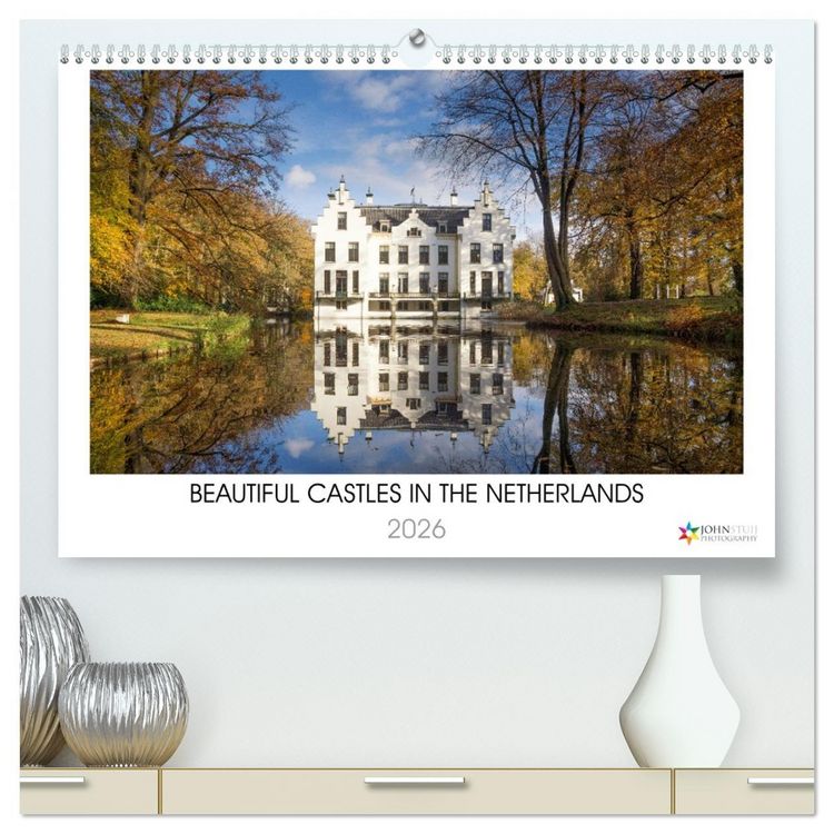 Produktbild: Beautiful castles in the Netherlands (High Quality Premium Wall Calendar 2026 DIN A2 landscape),CALVENDO 12 Month Wall Calendar