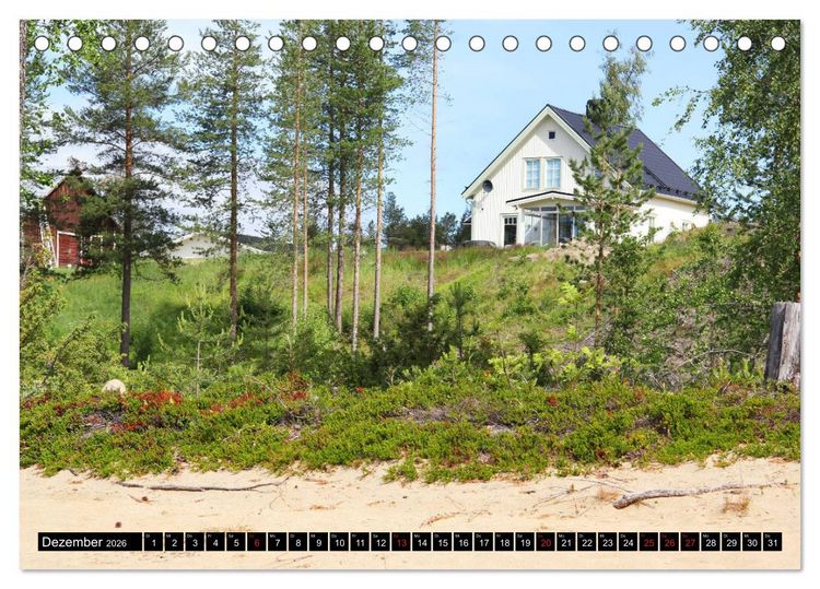 Produktbild: Sommer in Schwedens Lappland (Tischkalender 2026 DIN A5 quer), CALVENDO Monatskalender