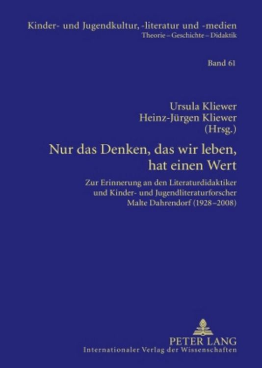 Produktbild: Nur das Denken, das wir leben, hat einen Wert