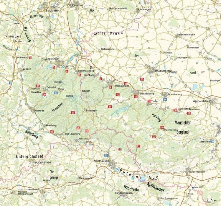 Produktbild: Historische Pfade Harz