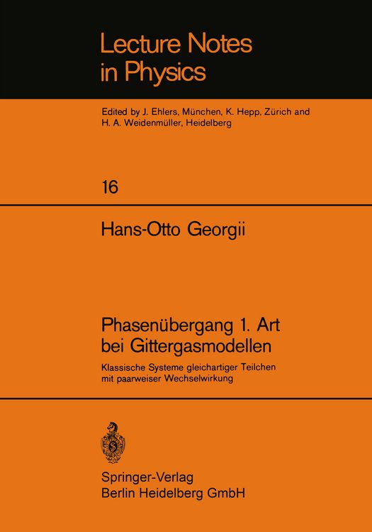 Produktbild: Phasen&uuml;bergang 1. Art bei Gittergasmodellen