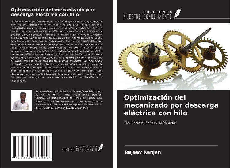 Produktbild: Optimizaci&oacute;n del mecanizado por descarga el&eacute;ctrica con hilo