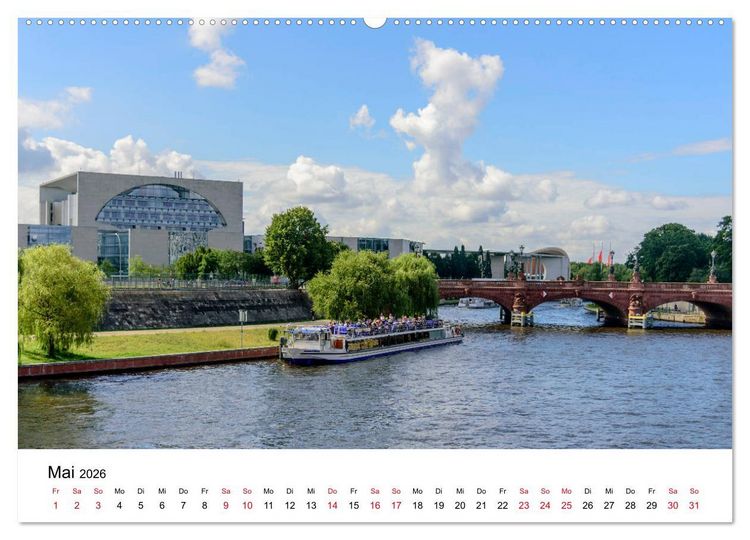 Produktbild: Das Regierungsviertel in Berlin (Wandkalender 2026 DIN A2 quer), CALVENDO Monatskalender