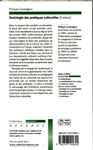 Produktbild: Sociologie des pratiques culturelle