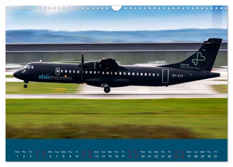 Produktbild: Panning Aviation Photography (Wall Calendar 2026 DIN A3 landscape), CALVENDO 12 Month Wall Calendar