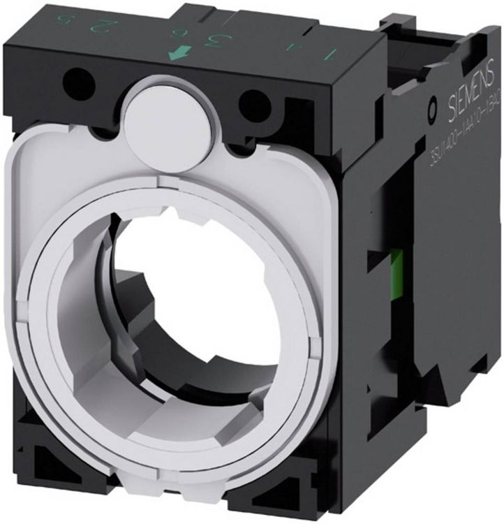 Produktbild: Siemens 3SU1500-1AA10-1BA0 Halter mit Adapter 1 Schlie&szlig;er 500V 1St.