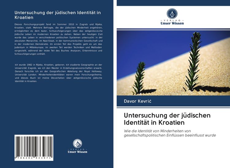Produktbild: Untersuchung der j&uuml;dischen Identit&auml;t in Kroatien