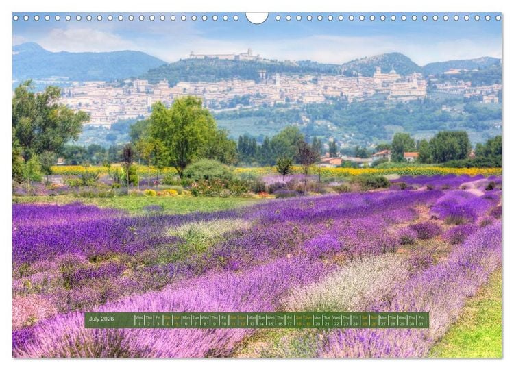 Produktbild: Umbria The green heart of Italy (Wall Calendar 2026 DIN A3 landscape), CALVENDO 12 Month Wall Calendar