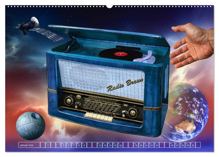 Produktbild: Lebensfreude Radio (Wandkalender 2026 DIN A2 quer), CALVENDO Monatskalender