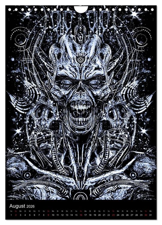 Produktbild: BLOODBOY/DARK ILLUSTRATION (Wandkalender 2026 DIN A4 hoch), CALVENDO Monatskalender