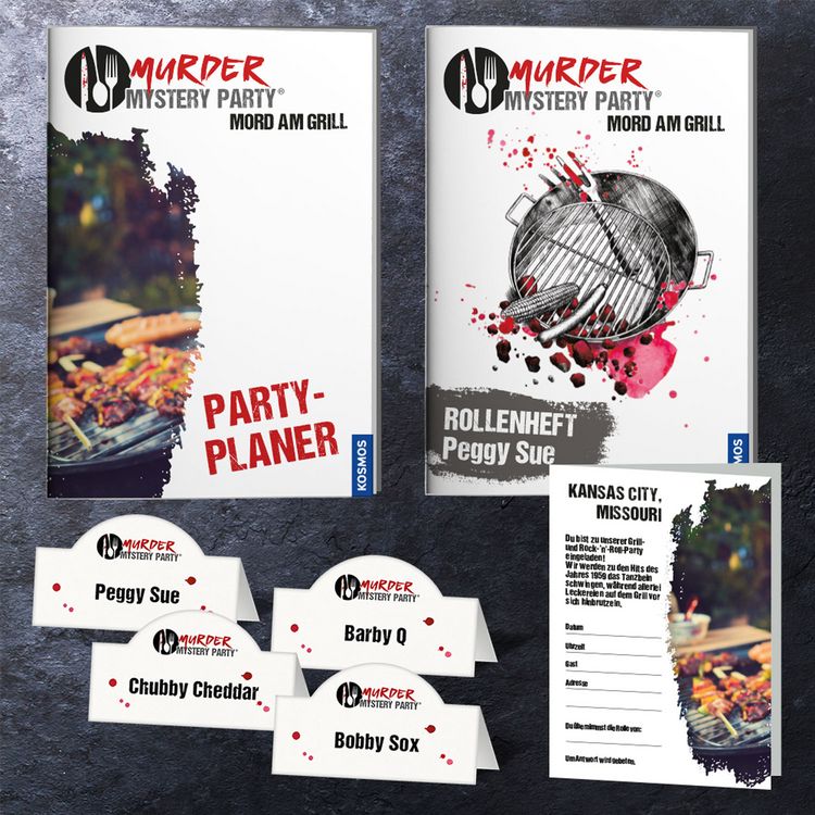 Produktbild: KOSMOS - Murder Mystery Party - Mord am Grill - Das Krimi-Dinner für zu Hause