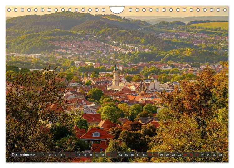 Produktbild: Ein Blick auf die Wartburgstadt Eisenach (Wandkalender 2026 DIN A4 quer), CALVENDO Monatskalender