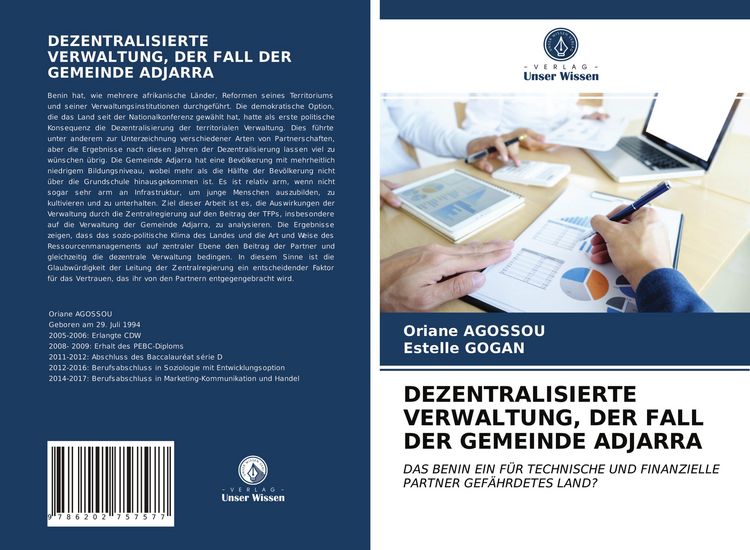 Produktbild: Dezentralisierte Verwaltung, der Fall der Gemeinde Adjarra