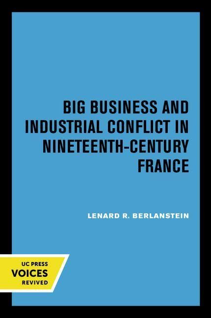 Produktbild: Big Business and Industrial Conflict in Nineteenth-century France