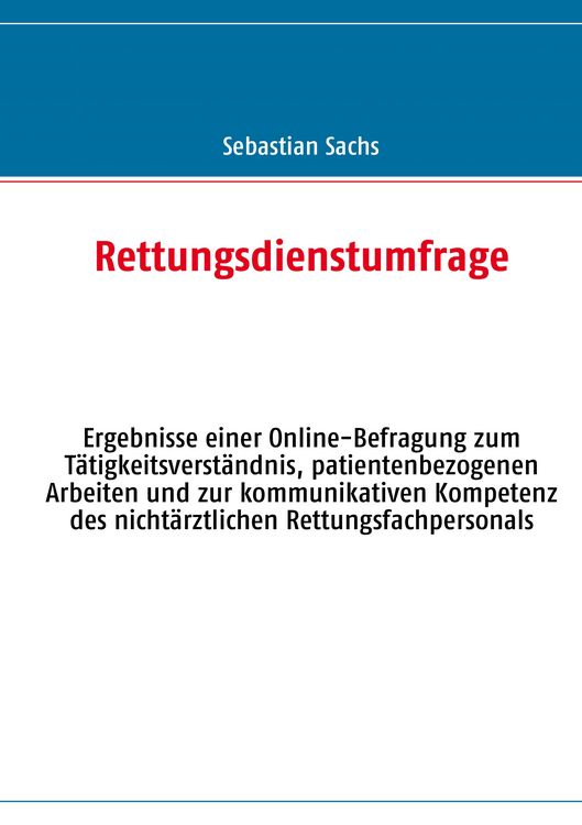 Produktbild: Rettungsdienstumfrage