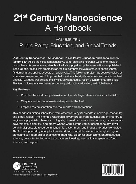 Produktbild: 21st Century Nanoscience - A Handbook
