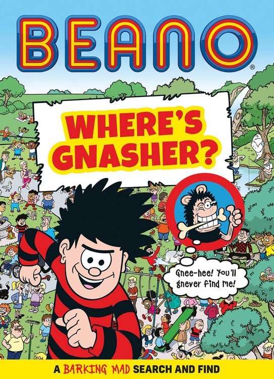 Produktbild: BEANO Where's Gnasher?: A Barking Mad Search and Find Book (Beano Non-fiction)