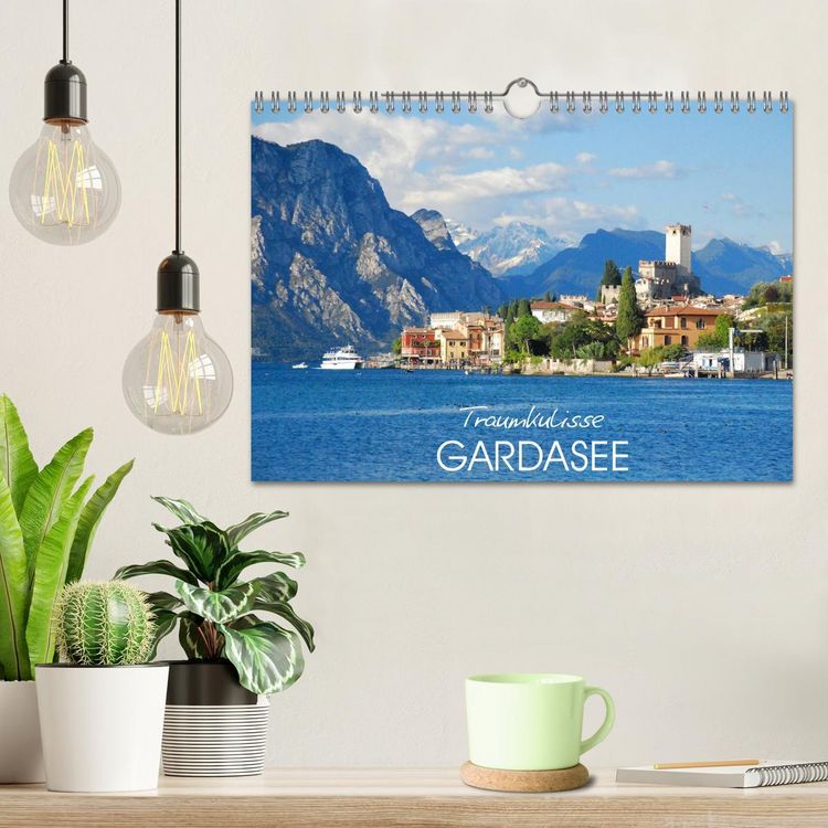 Produktbild: Traumkulisse Gardasee (Wandkalender 2026 DIN A4 quer), CALVENDO Monatskalender