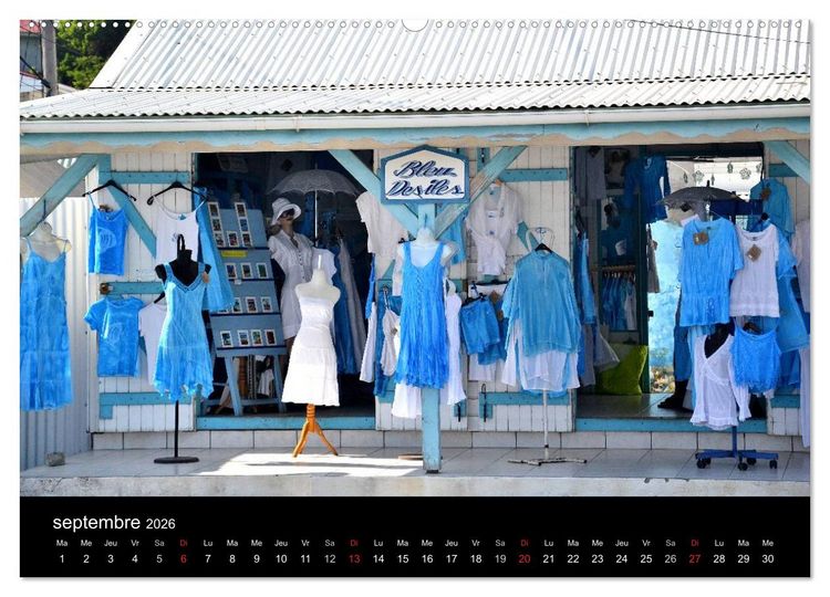 Produktbild: Paysages de Guadeloupe (Calendrier mural 2026 DIN A2 vertical) calendrier de bureau
