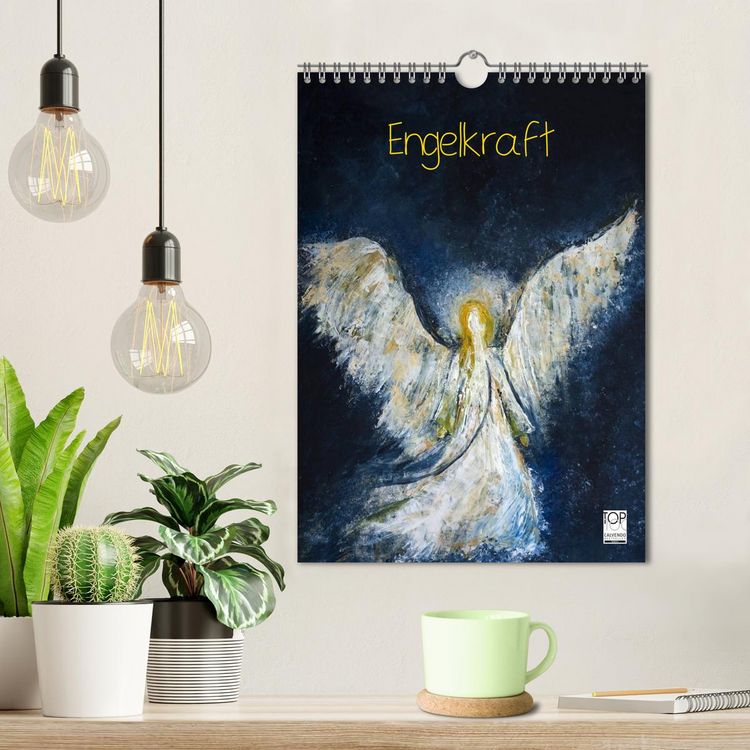 Produktbild: Engelkraft (Wandkalender 2026 DIN A4 hoch), CALVENDO Monatskalender