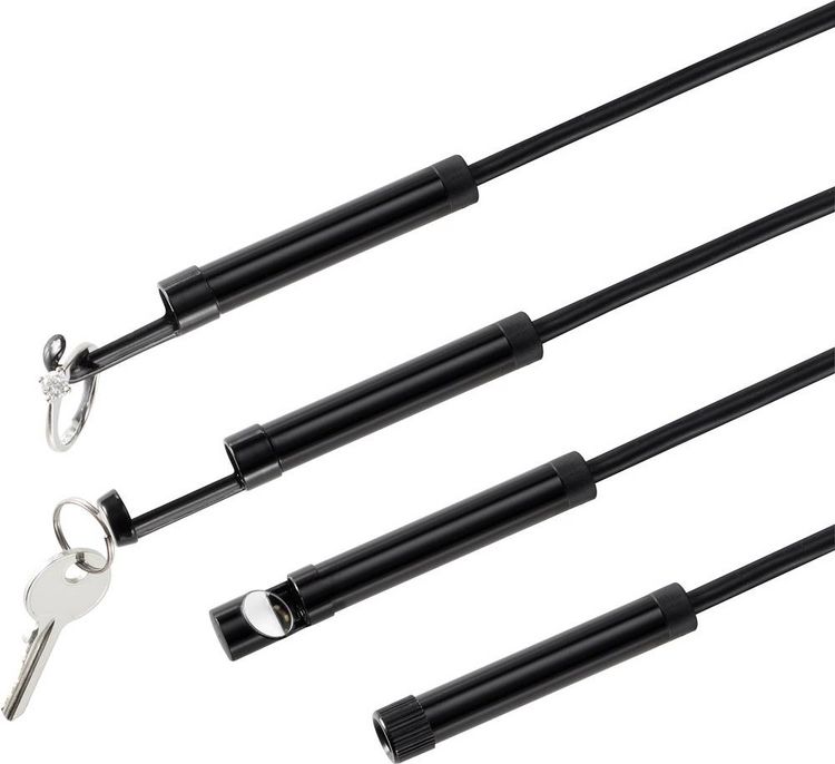 Produktbild: VOLTCRAFT BS-702SE+IP dual lens (2 Kameras) Endoskop Sonden-&Oslash;: 8mm Sonden-L&auml;nge: 5m