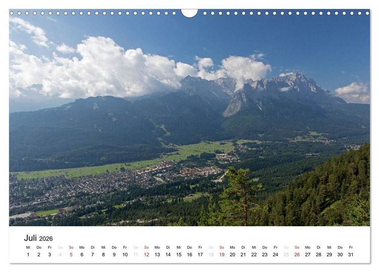 Produktbild: Zugspitz-Impressionen (Wandkalender 2026 DIN A3 quer), CALVENDO Monatskalender