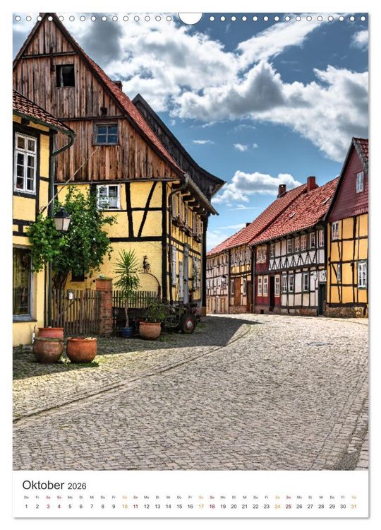 Produktbild: Die Stadt Hornburg (Wandkalender 2026 DIN A3 hoch), CALVENDO Monatskalender