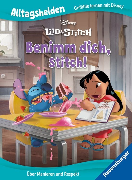 Produktbild: Alltagshelden - Gefühle lernen mit Disney: Disney Lilo & Stitch - Benimm dich, Stitch! Über Manieren und Respekt.